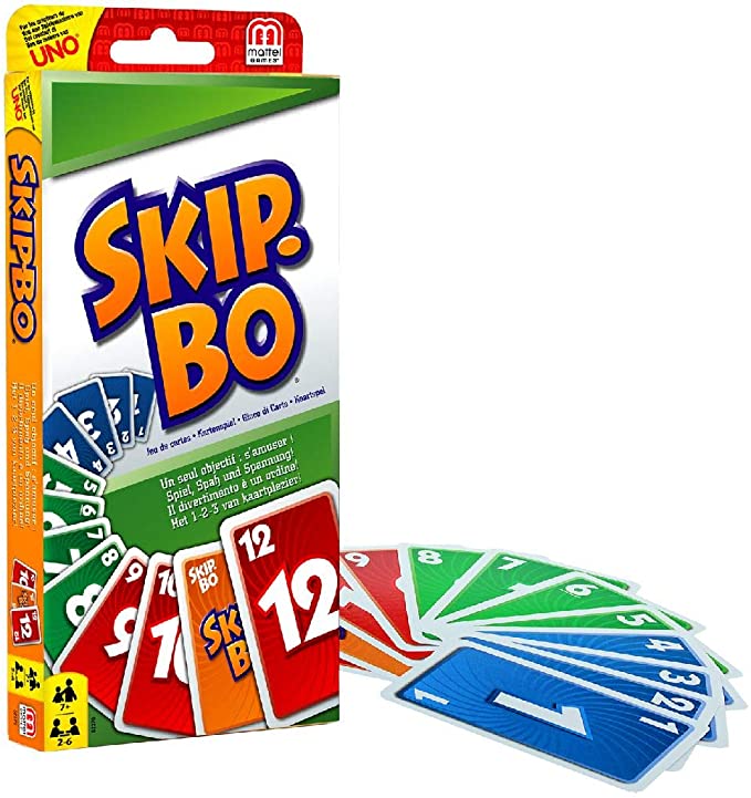 Skip-Bo – Würfel, Brett & Karte